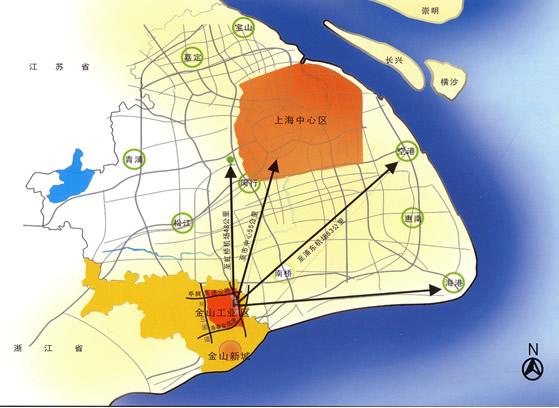 上海市金山工業區區位優勢 - 開發區 -上海招商網